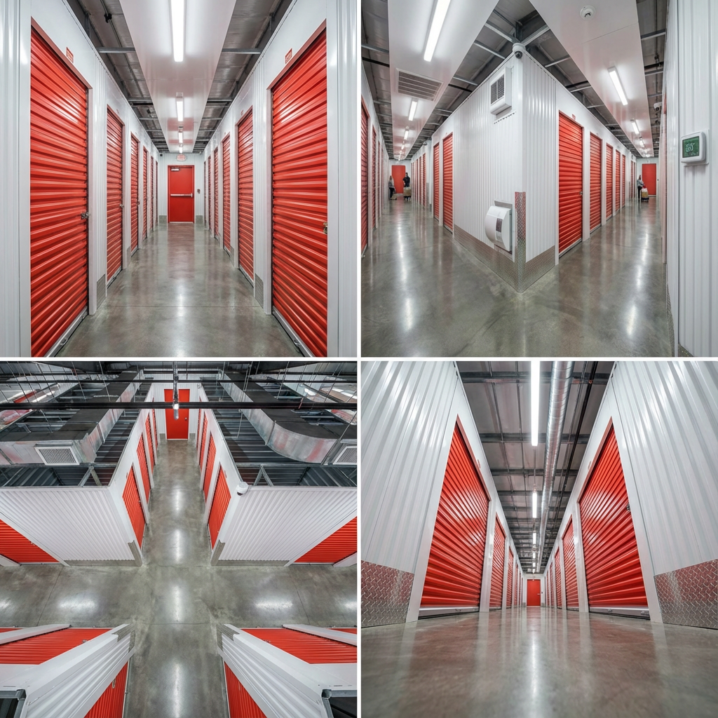 All Good Self Storage at 3952 US HWY 80, Phenix City, AL 36870 — outdoor RV parking paired with fully climate-controlled indoor units in Ladonia