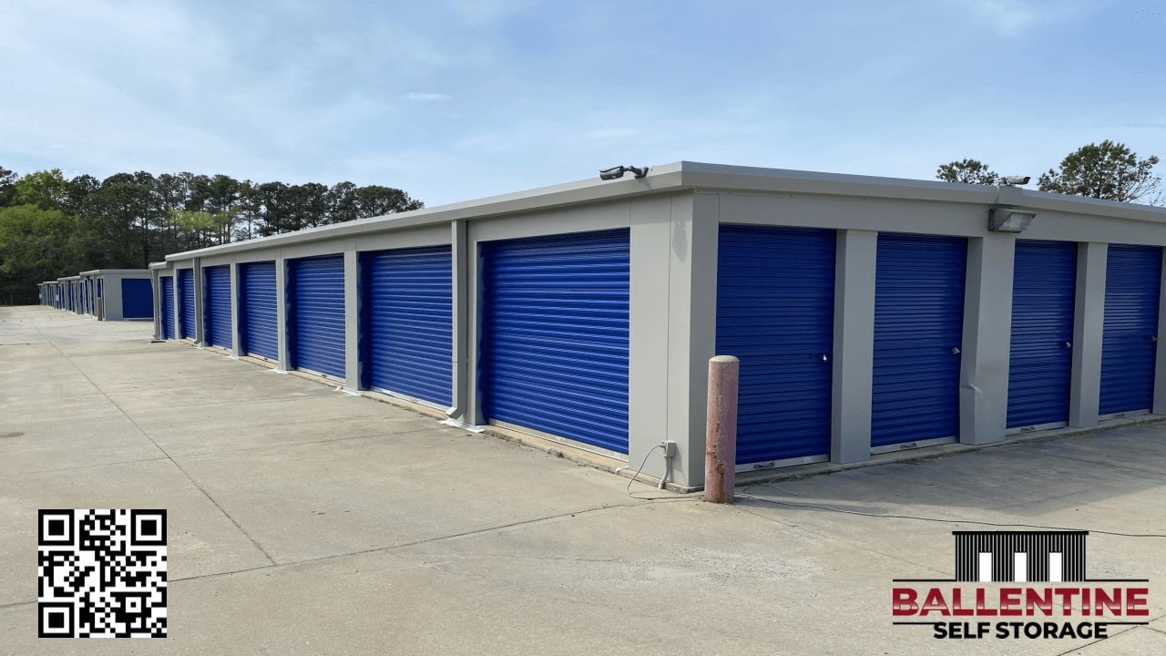 Secure storage facility with surveillance