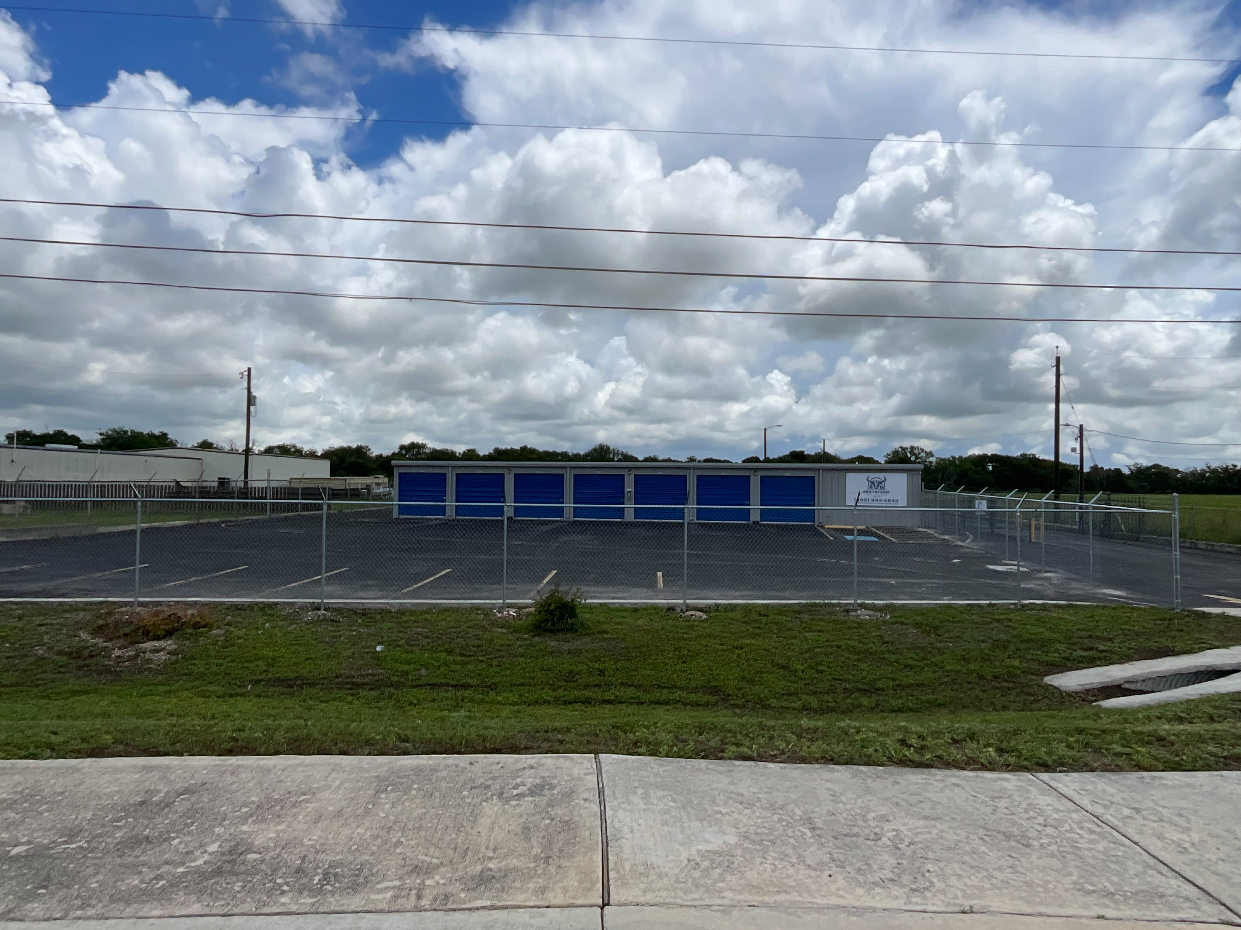 Matador Self Storage Seguin exterior facility overview — affordable storage units in Seguin, TX