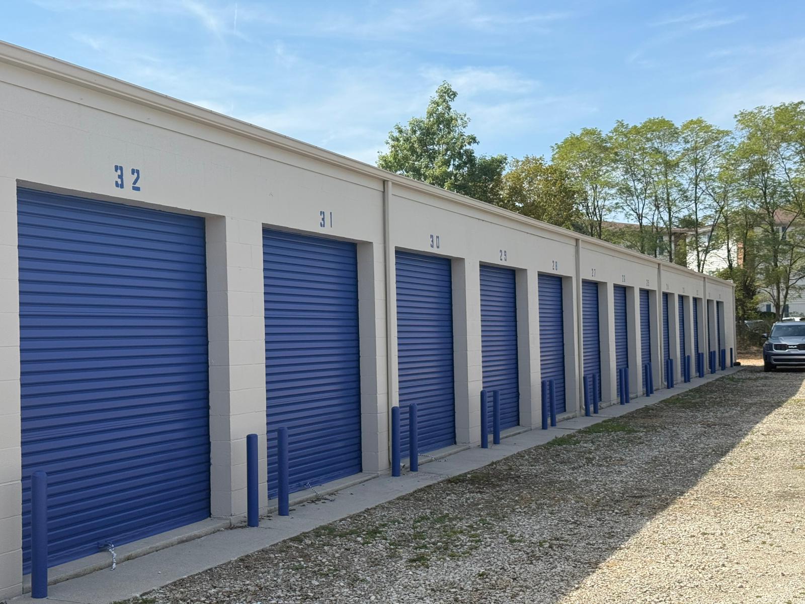 Secure Storage Facility Entrance