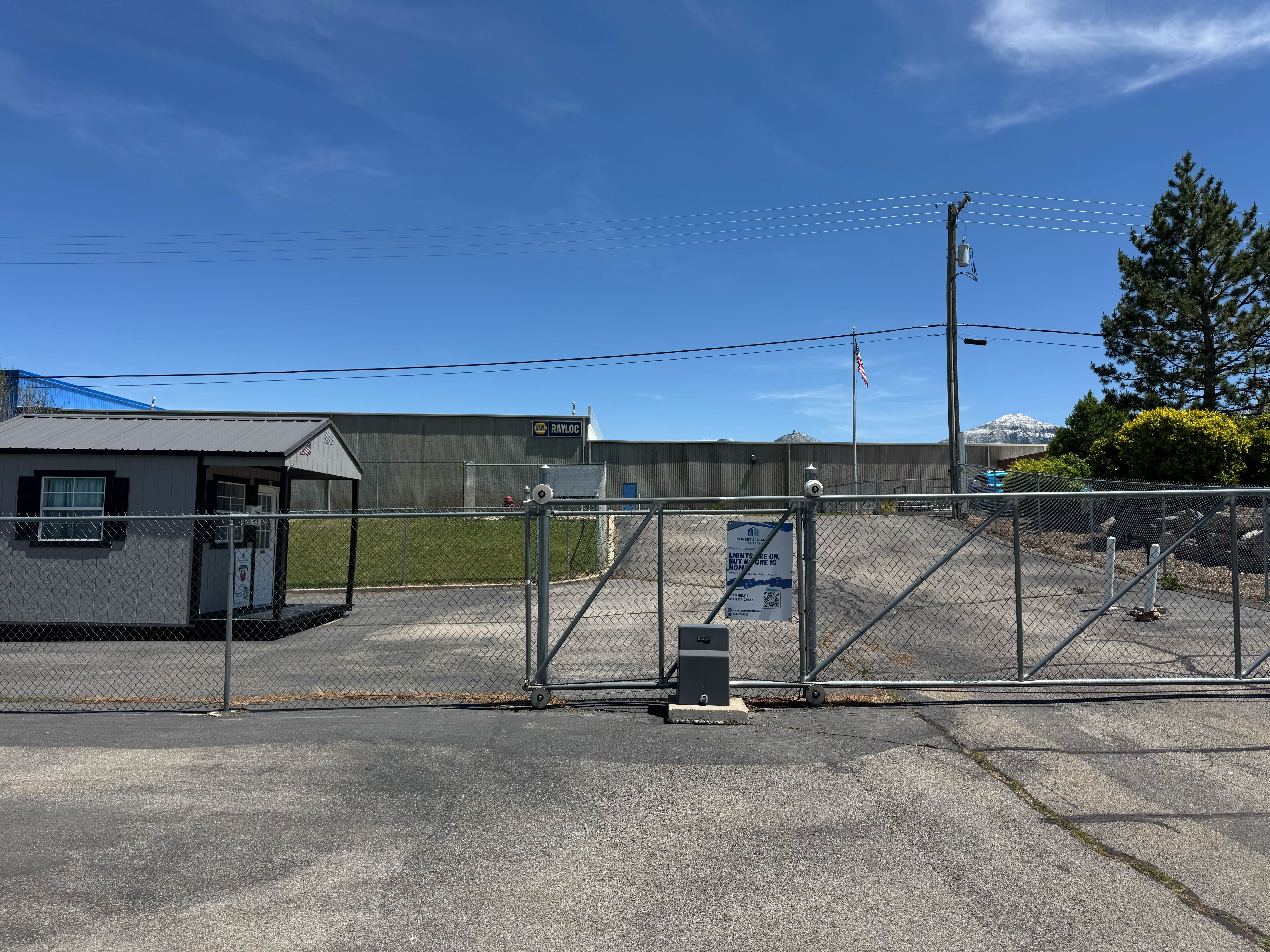 Drive-up self storage units at Sunset Storage Centers in Payson, Utah