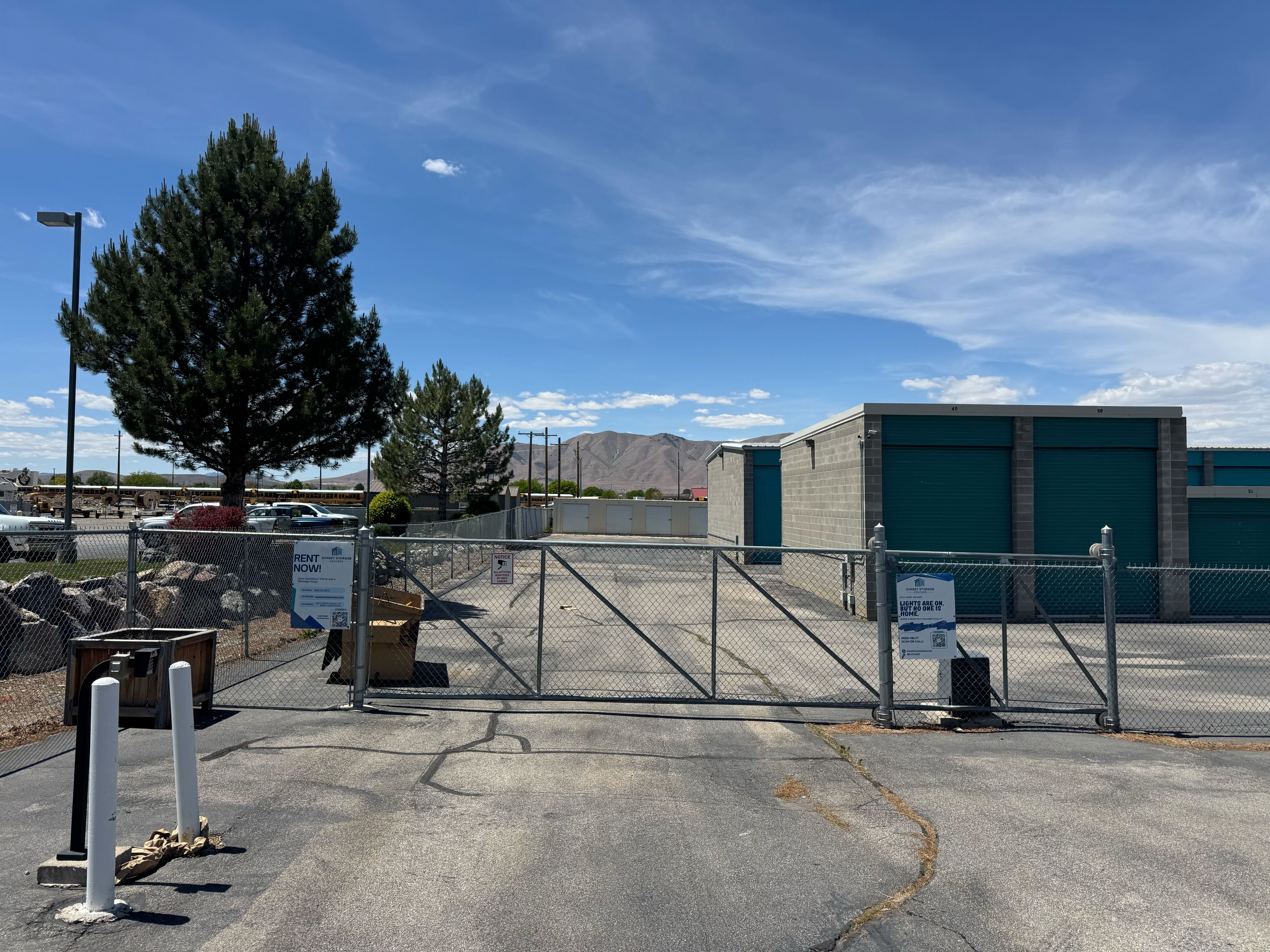 Family-owned Sunset Storage Centers at 857 N 500 E in Payson, Utah