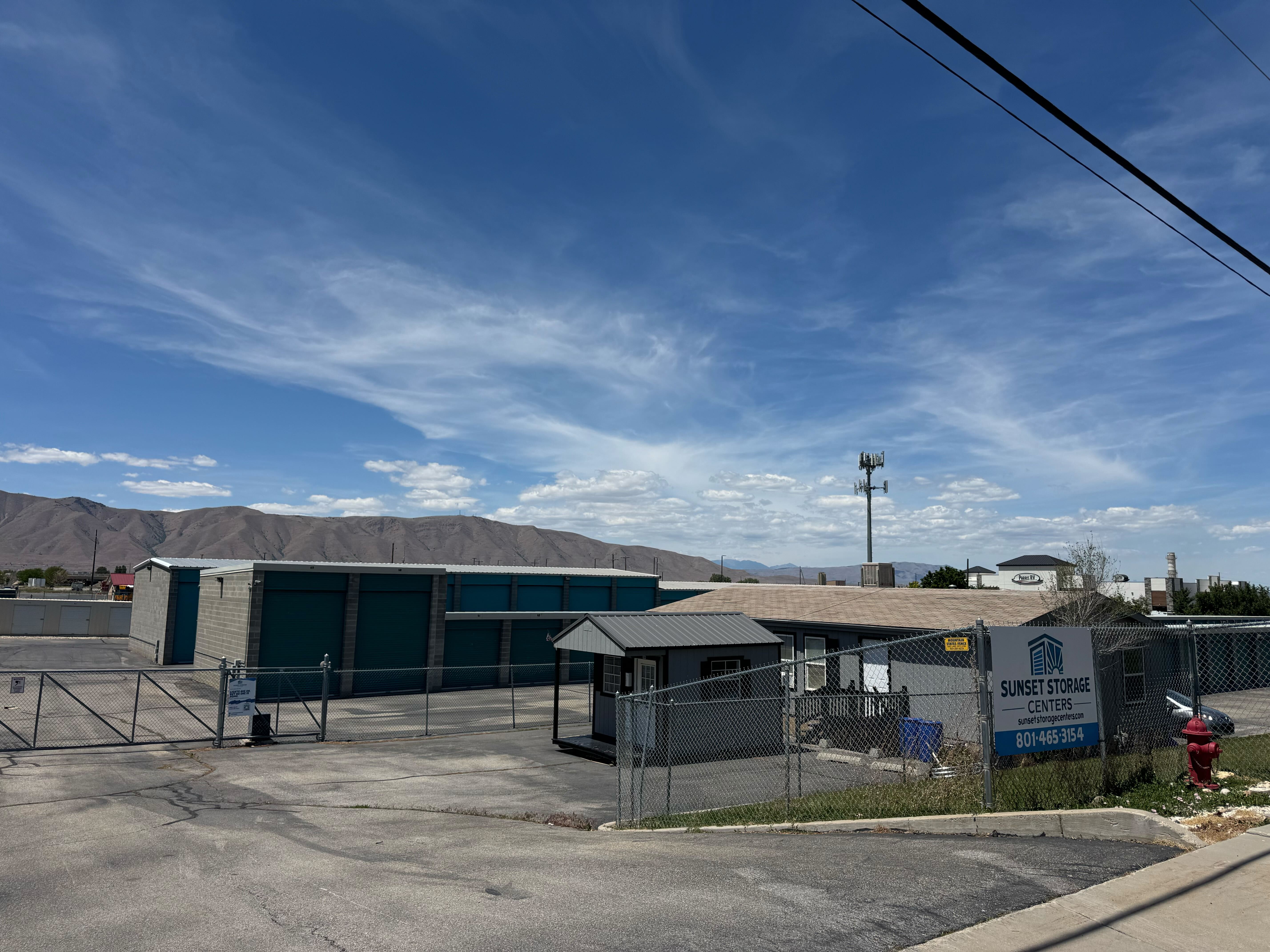 Large drive-up storage units for boat, RV, and vehicle storage in Payson, Utah