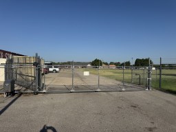 Keypad gate entry for 24-hour access storage at Yukon Self Storage